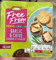 Mängden socker i Garlic and chive cheddar alternative