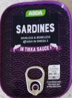 Mängden socker i Sardines in Tikka sauce