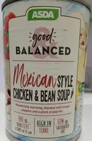 Mängden socker i Mexican style chicken & bean soup