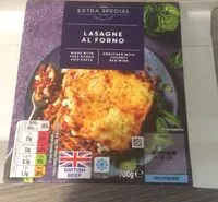 Mängden socker i Lasange Al Forno