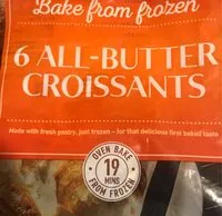 Mängden socker i 6 all- butter croissants
