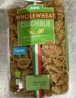 Mängden socker i Conchiglie