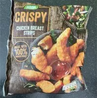 Mängden socker i crispy chicken breast strips