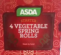 Mängden socker i Vegetable spring rolls