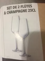 Mängden socker i Flûte à champagne