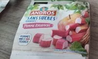 Mängden socker i Pomme rhubarbe sans sucres