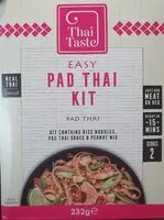 Socker och näringsämnen i Thai taste