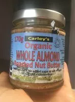 Mängden socker i Organic whole almond roasted nut butter