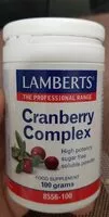 Mängden socker i Cranberry complex