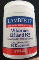 Mängden socker i Vitamins D3 and K2