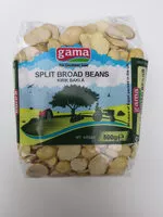 Mängden socker i split broad beans