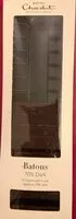 Mängden socker i Batons 70% Dark