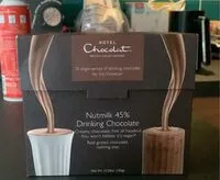 Mängden socker i Nutmilk 45% drinking chocolate