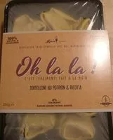 Mängden socker i Tortellini au potiron et ricotta