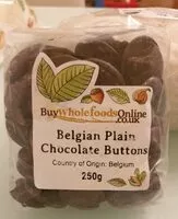 Mängden socker i Belgian Plain Chocolate Buttons