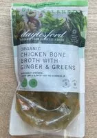 Mängden socker i Chicken bone broth with ginger and greens
