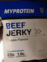 Mängden socker i Beef jerky classic flavour