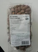 Mängden socker i All natural Almond Wholes
