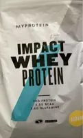 Mängden socker i Impact Whey Protein, Banane, Beutel