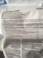 Mängden socker i Impact whey protein vanilla