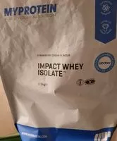 Mängden socker i Impact Whey Isolate - Strawberry Cream 2.5KG