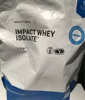 Mängden socker i Impact Whey Isolat