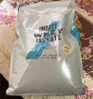 Mängden socker i Impact whey isolate