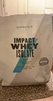 Mängden socker i Impact whey isolate