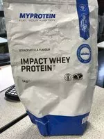 Mängden socker i Impact Whey Protein, saveur Stracciatella
