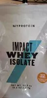 Mängden socker i Impact Whey Isolate