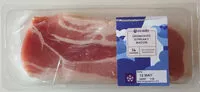 Mängden socker i Unsmoked Streaky Bacon