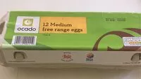 Mängden socker i 12 medium free range eggs