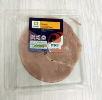 Mängden socker i British cooked ham