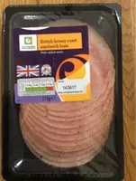 Mängden socker i British honey roast sandwich ham