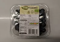 Mängden socker i Organic blueberries
