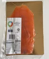 Mängden socker i Organic smoked salmon