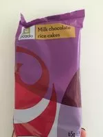 Mängden socker i milk chocolate rice cakes