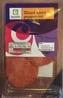 Mängden socker i Sliced spicy pepperoni