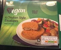 Mängden socker i Chicken style Escalopes made with soya