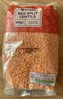 Mängden socker i Red split lentils
