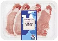 Mängden socker i British Pork Loin Steaks