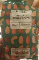 Mängden socker i salted mixed nuts