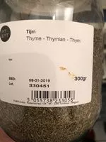 Mängden socker i Thymian