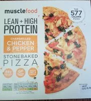 Mängden socker i Chargrilled chicken & pepper stonebaked pizza