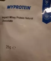 Mängden socker i Impact Whey Protein - Natural Chocolate