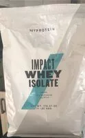 Mängden socker i Impact whey isolate