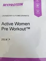 Mängden socker i Active Women Pre Workout