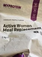 Mängden socker i My Protein Active Woman Meal Replacement Minéral/Multivitaminé Saveur Truffe au Chocolat 1