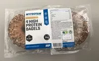 Mängden socker i 4 High Protein Bagels
