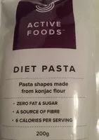 Mängden socker i Diet Pasta